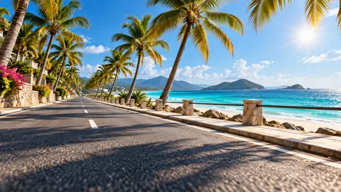 Coastal road scene, coming soon
